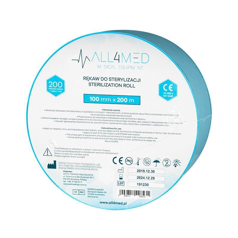 Sterilizáló tekercs 10 cm x 200 m