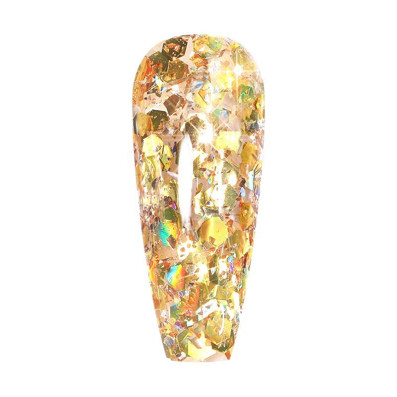 Átlátszó gél csillámmal 52328-3