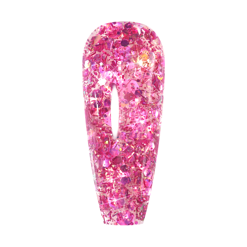 Átlátszó gél csillámmal 52328-7