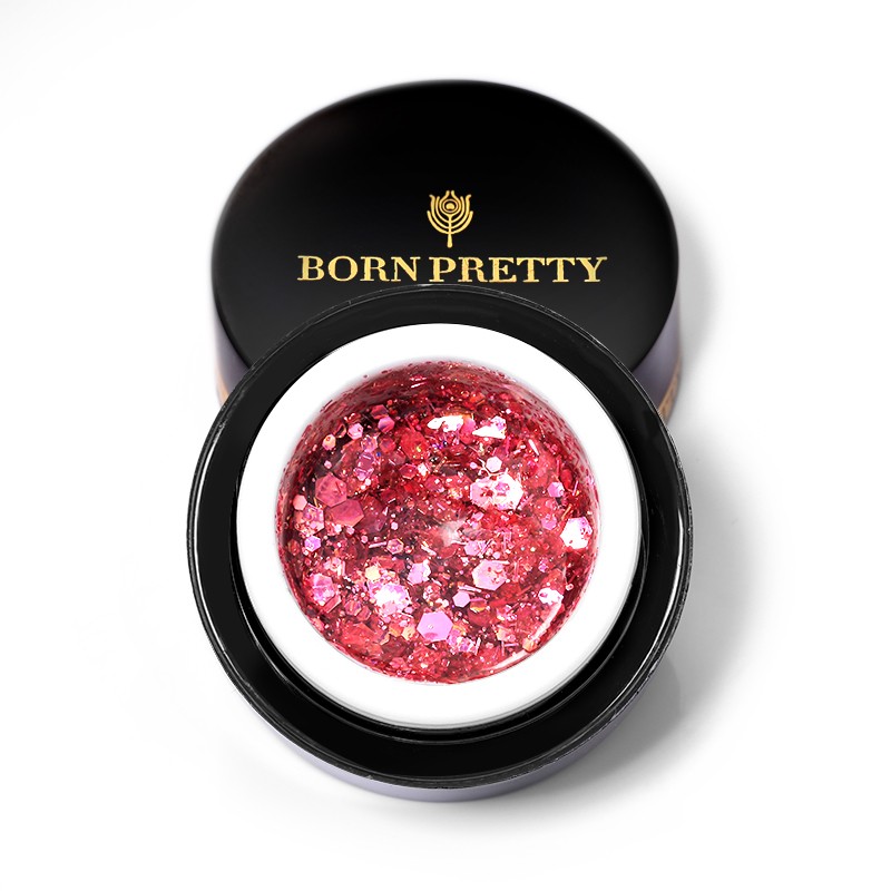 Átlátszó gél csillámmal 52328-7