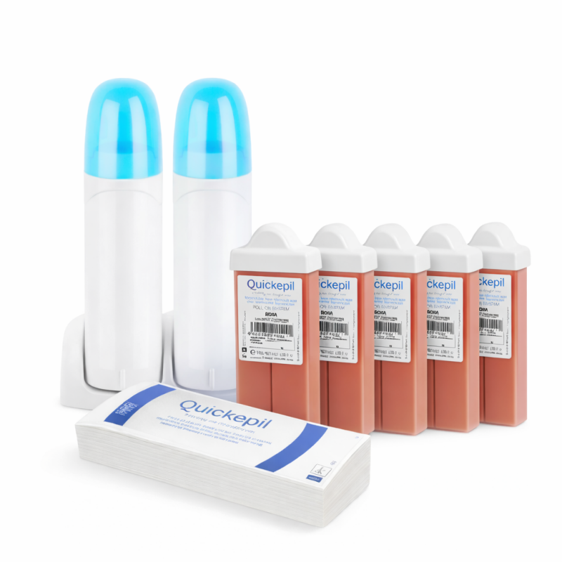 Rosa szőrtelenítő készlet arcra