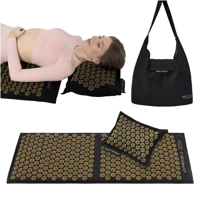 Akupresszúrás szőnyeg párnával ECO XL