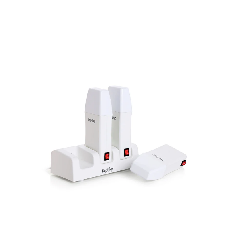 Depilflax ergonomikus hármas roll-on melegítő