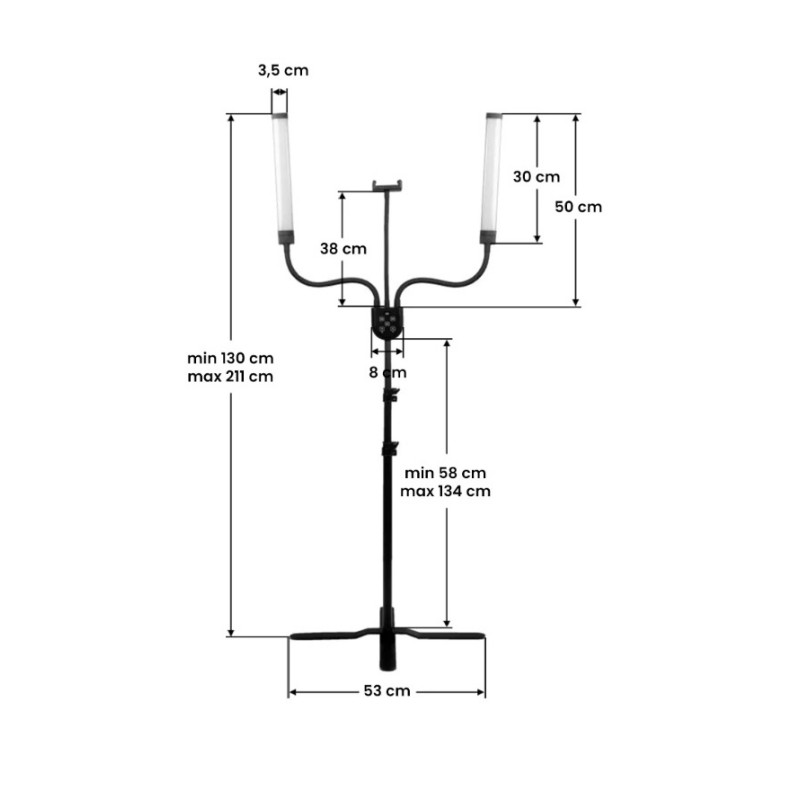 LED lámpa- kozmetikai lámpa AS6603