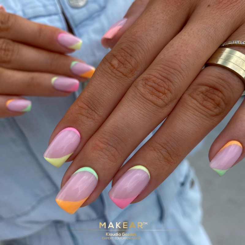 Makear Színes gumi alap -Világos rózsaszín CRB10