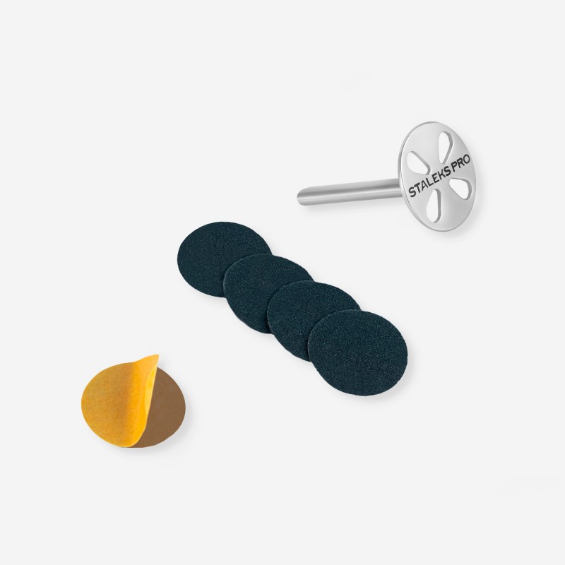 STALEKS PRO PODODISC S EXPERT pedikűr korong + csiszolópapír készlet PDSET-15