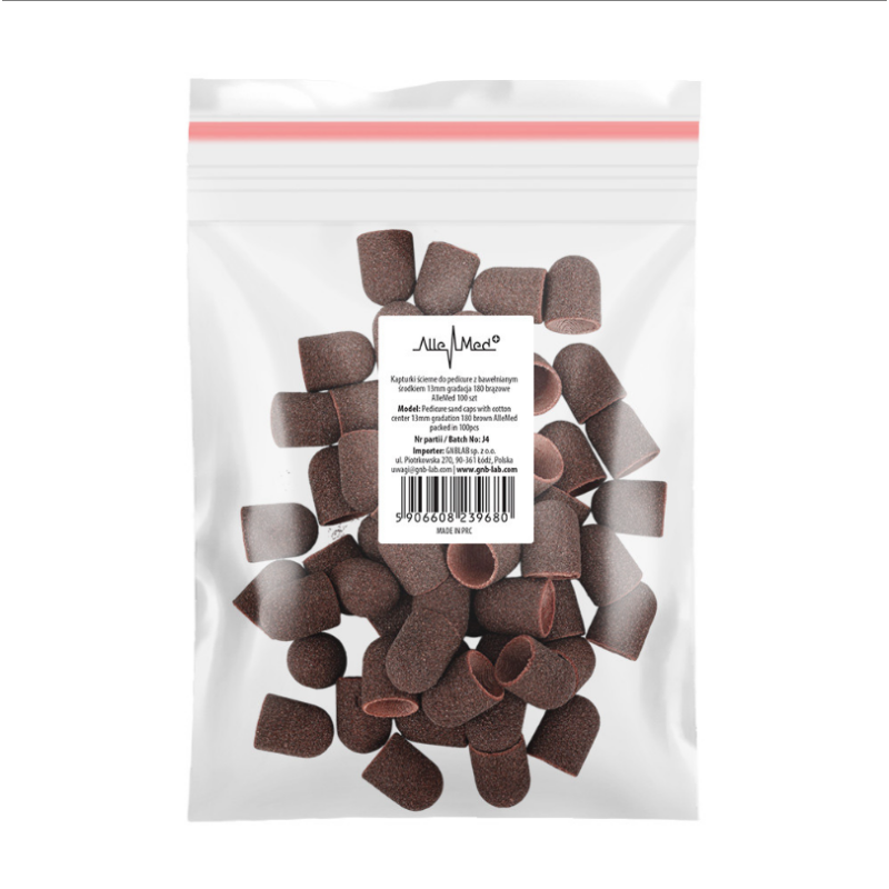 Csiszolósapkák- 13 mm, finom - 100 db