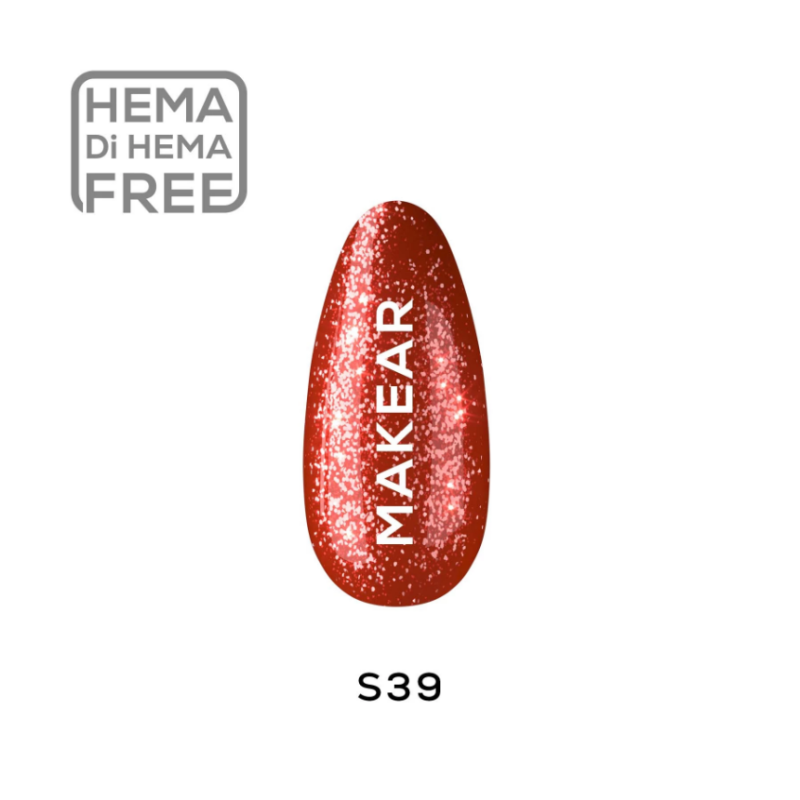 Makear S39 Gél lakk Kiss me 8ml