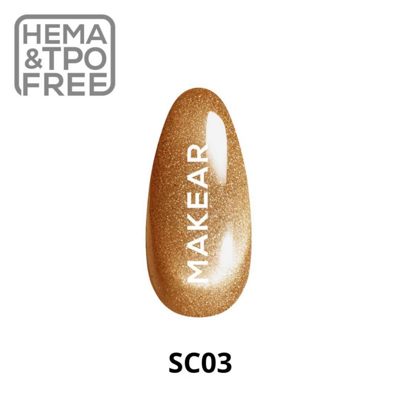 Makear SC03 Silky Cat Eye gél lakk 8 ml
