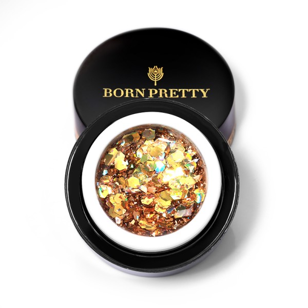 Átlátszó gél csillámmal 52328-3