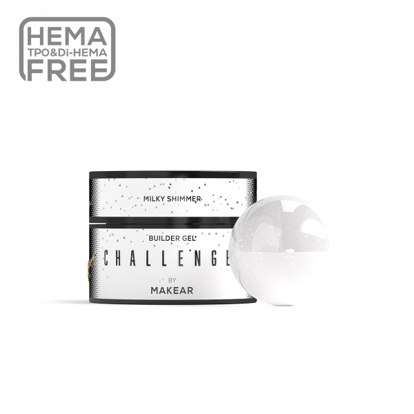 Challengel építő zselé Shimmer Milky HG11