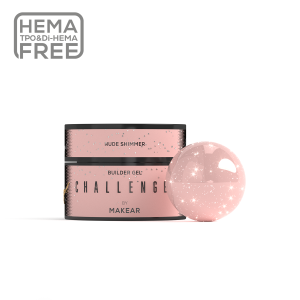 Challengel építő zselé Shimmer Nude HG16