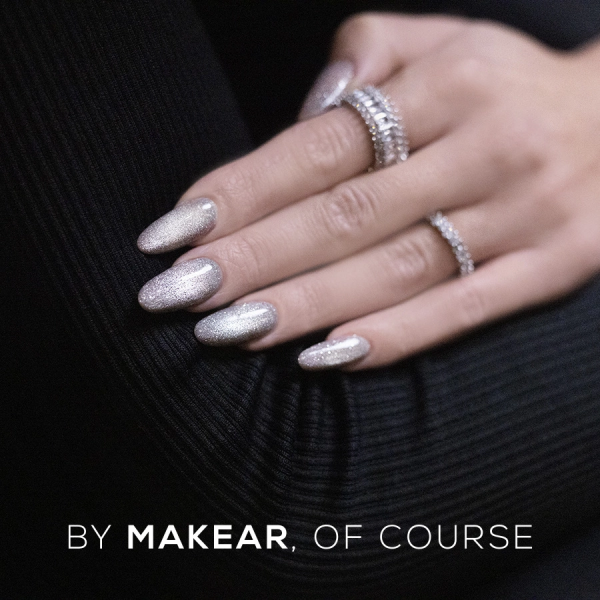 Makear MCL03 Silver Purr - UV Gél Lakk 8 ml