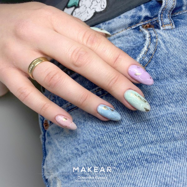 Makear Színes gumi alap - Menta CRB04