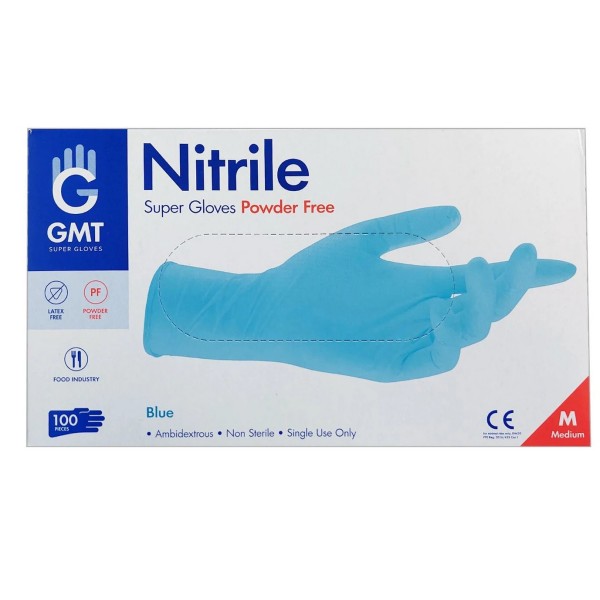 Nitril GMT kesztyűk, kék,1000 db