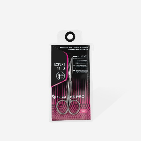 STALEKS PRO EXPERT kutikula olló - balkezeseknek SE-11/3