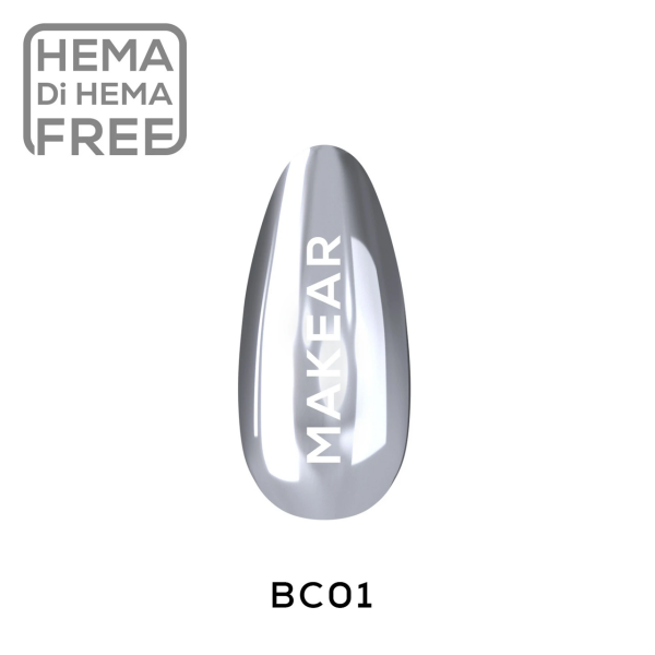 MAKEAR SFX folyékony Chrome effect - ezüst BC01