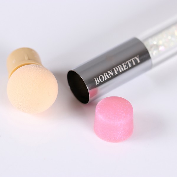 Ombre szivacsecset és nyomdafej AB CLEAR  - Born Pretty