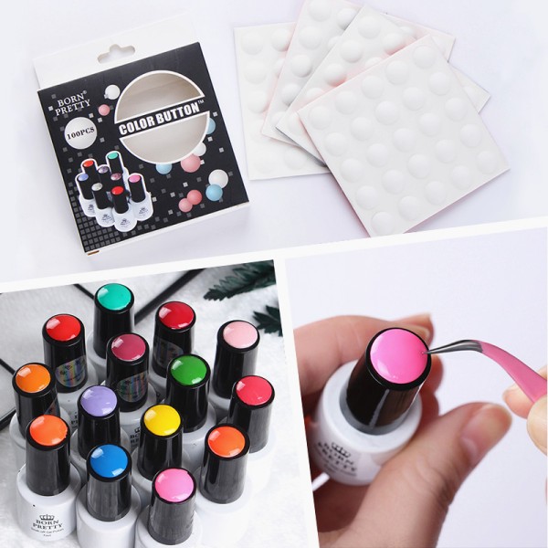 Born Pretty Színgomb 100 db