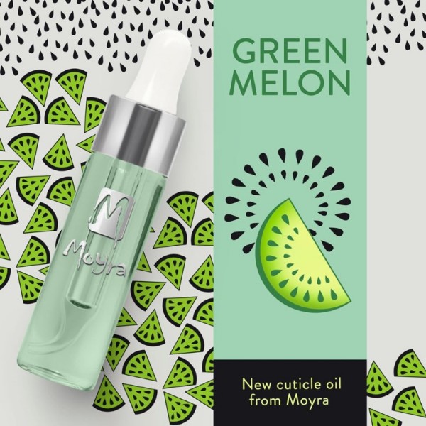 Moyra Körömbőrápoló olaj - Green Melon 15ml