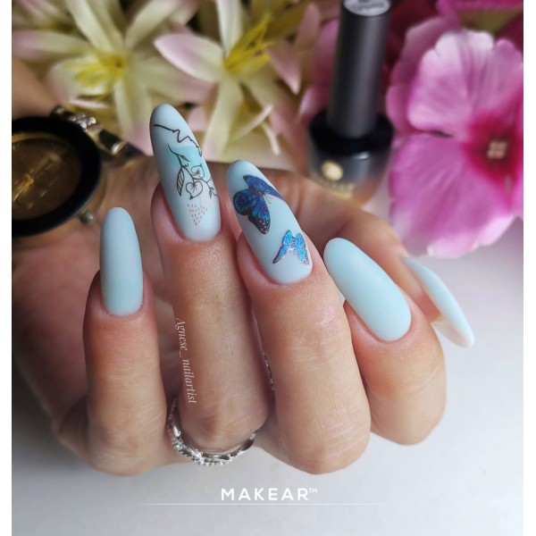 Makear Színes gumi alap - Türkiz CRB03