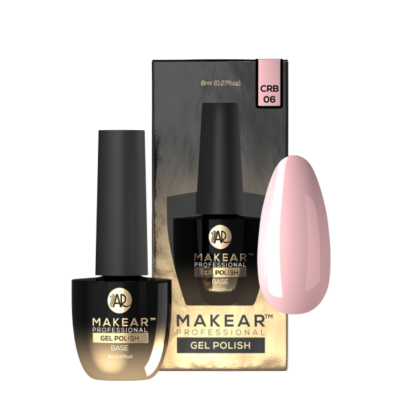 Makear Színes gumi alap - Barack CRB06