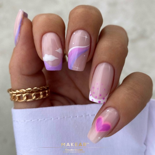 Makear NUDE Gumi alap - Zselés rózsaszín NRB04