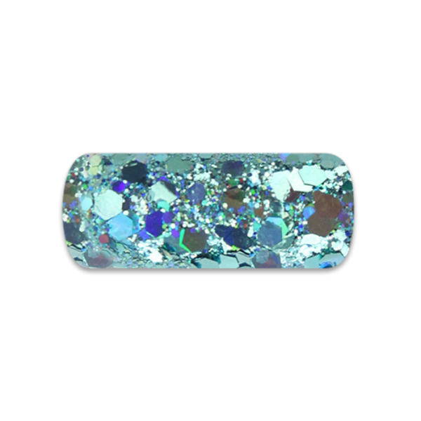 Holo Glitter mix No.4 - Türkiz
