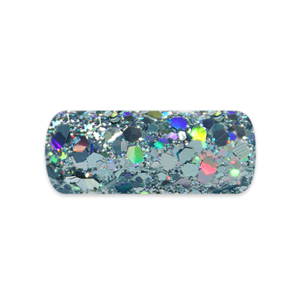 Holo Glitter mix No.9 - Világoskék