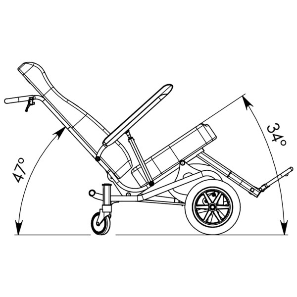 Rehabilitációs tolószék ISCHIA 