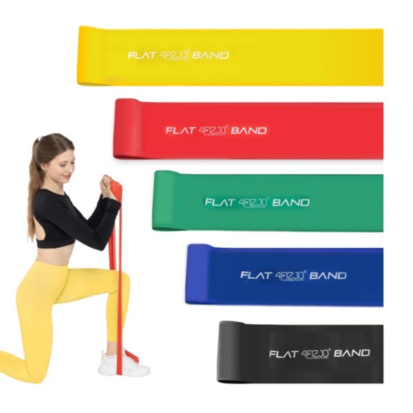 5 darabos rehabilitációs szalagkészlet FLAT BAND FIZJO
