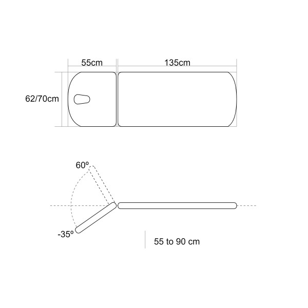 CE 2127AR elektromos masszázságy