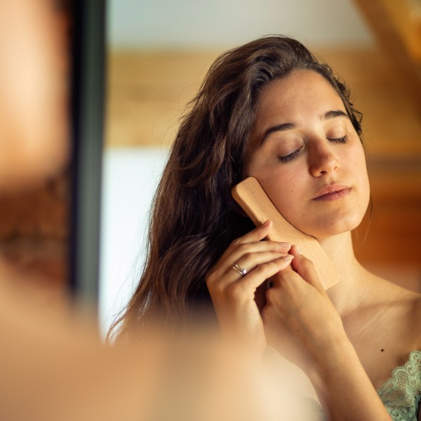 Fa görgőkészlet arcfiatalításhoz