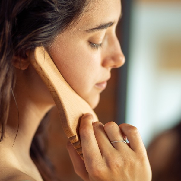 Fa görgőkészlet arcfiatalításhoz