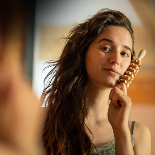 Fa görgőkészlet arcfiatalításhoz