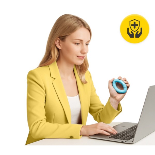 Szilikon kézfejlesztő FIZJO