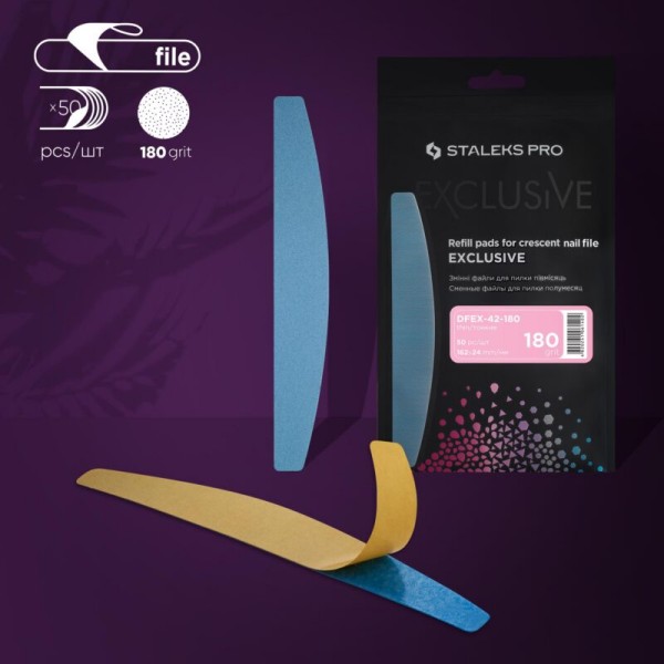 STALEKS PRO EXCLUSIVE 42 cserecsiszolópapír félholdreszelőhöz DFEX-42-100