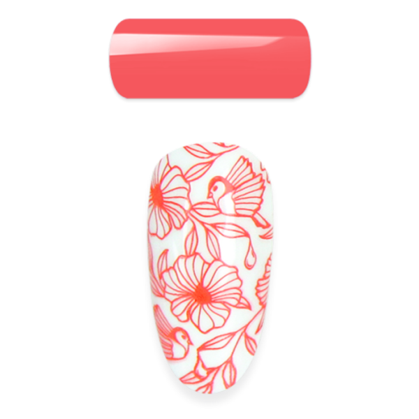 Moyra nyomda és festőzselé  Nr.16  Élénk korall