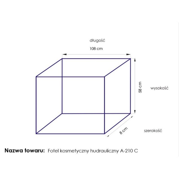 AS0714 kozmetikai szék