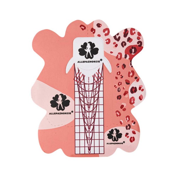 Körömsablon - párduc, 500 db