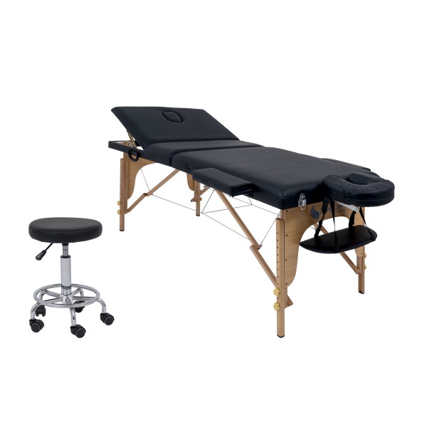 AURORA hordozható masszázságy - székkel