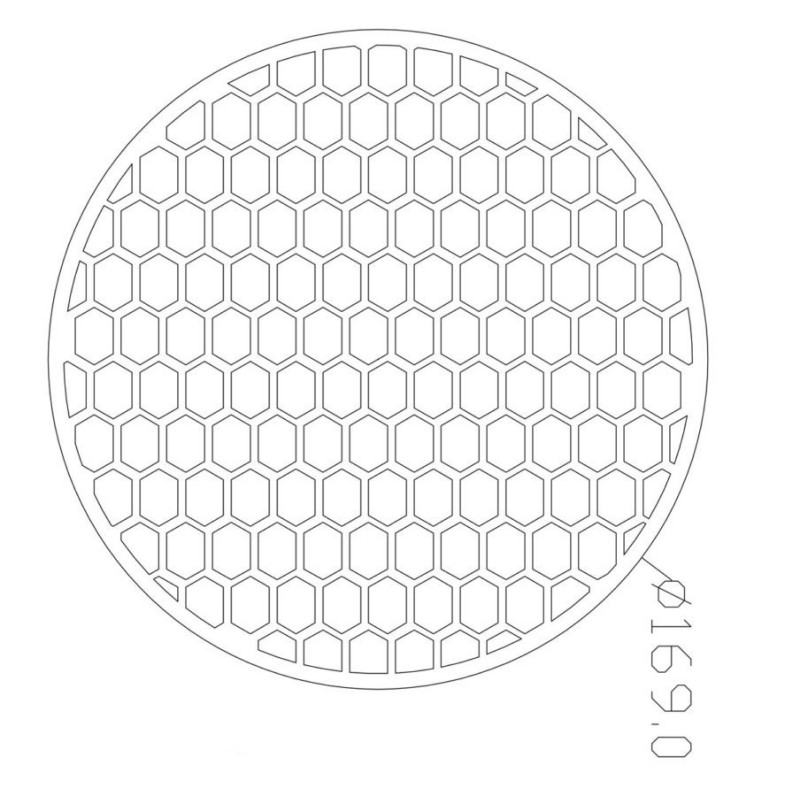 AFINIA rács - aranysárga