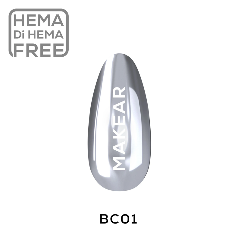 MAKEAR SFX folyékony Chrome effect - ezüst BC01
