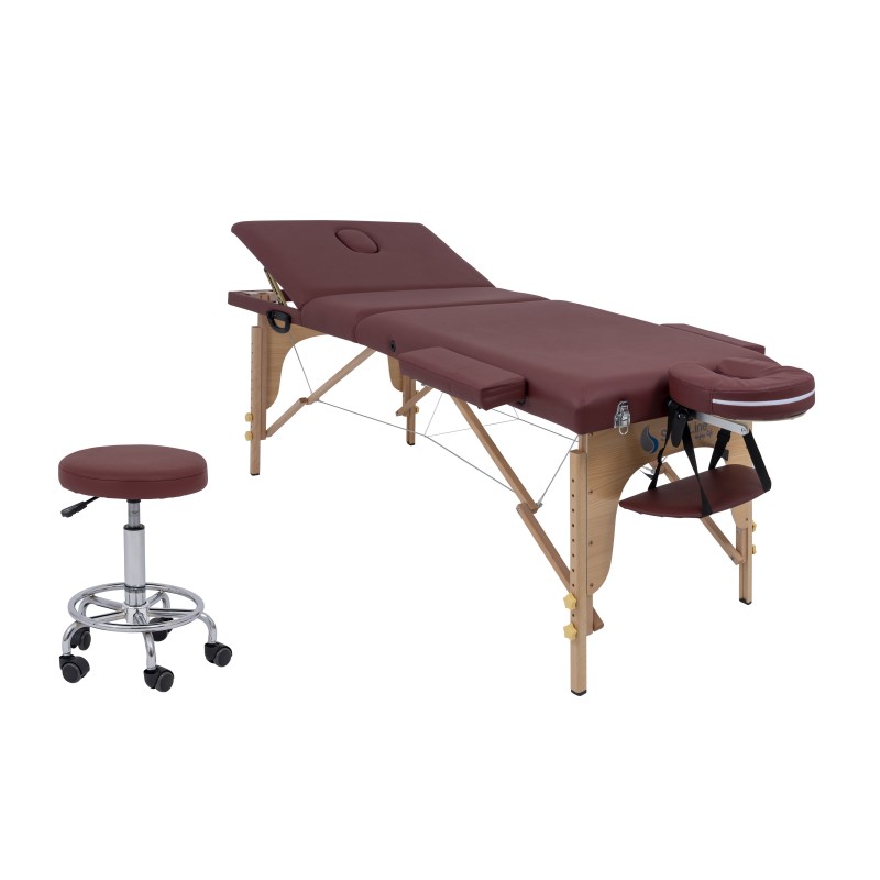 AURORA hordozható masszázságy - székkel