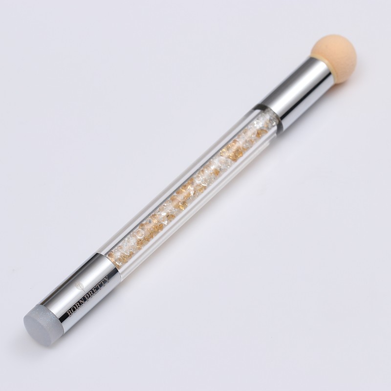 Ombre szivacsecset és nyomdafej CHAMPHAGNE GOLD - Born Pretty - 42495-1-2