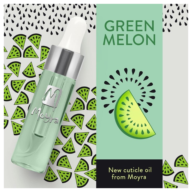 Moyra Körömbőrápoló olaj - Green Melon 15ml