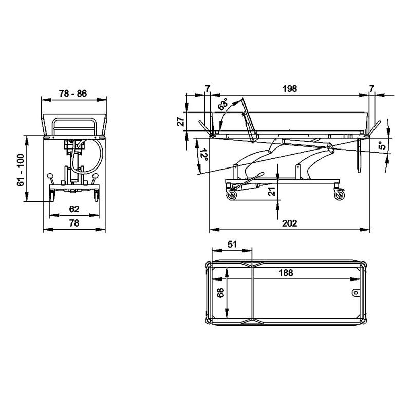 Zuhanyzókocsi idősek számára 