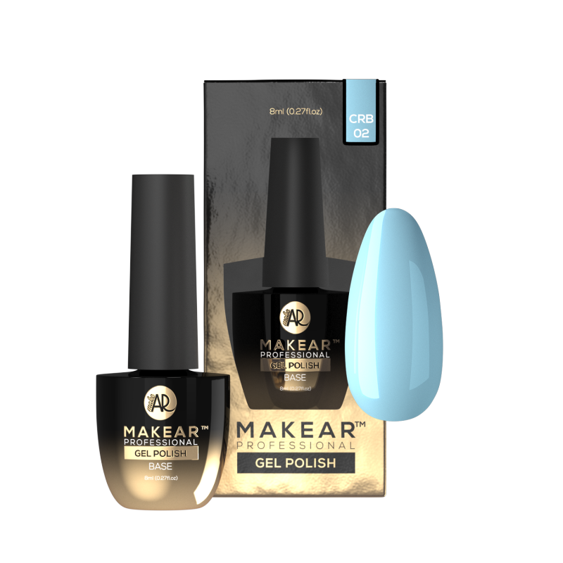 Makear Színes gumi alap - Azúr CRB02