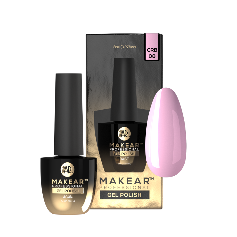 Makear Színes gumi alap - Cukor rózsaszín CRB08