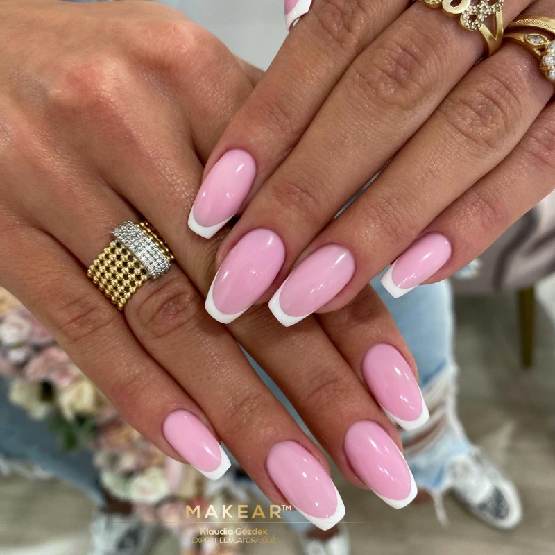 Makear Színes gumi alap - Cukor rózsaszín CRB08